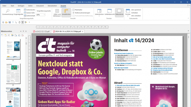 Screenshot aus FlexiPDF