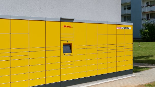 Eine Packstation von DHL