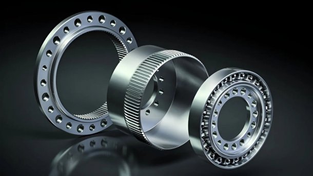 Individual parts of a harmonic drive