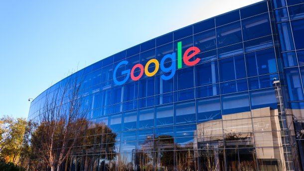 Google office building with glass front