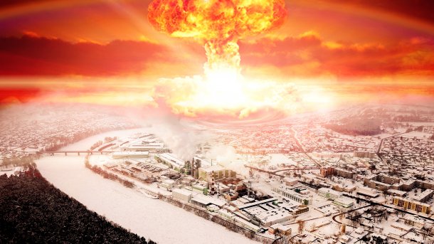 Nuclear,Explosion,On,The,Background,Of,An,Eastern,European,City