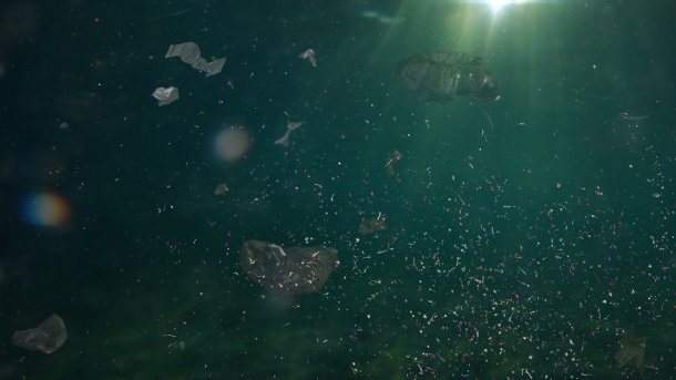 Microplastics in the sea