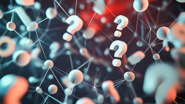 ein Graph mit Fragezeichen