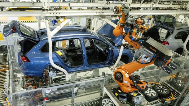 Produktion bei VW in Wolfsburg