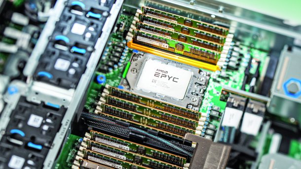 AMD Epyc Prozessor in einem Server