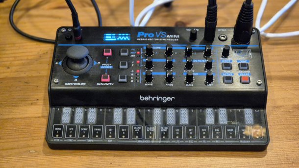 Behringer ProVSMini on table