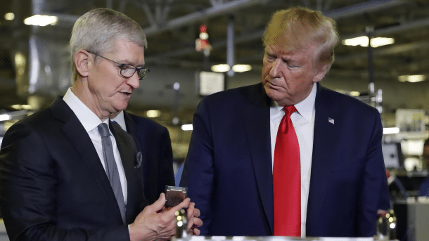 Tim Cook und Donald Trump