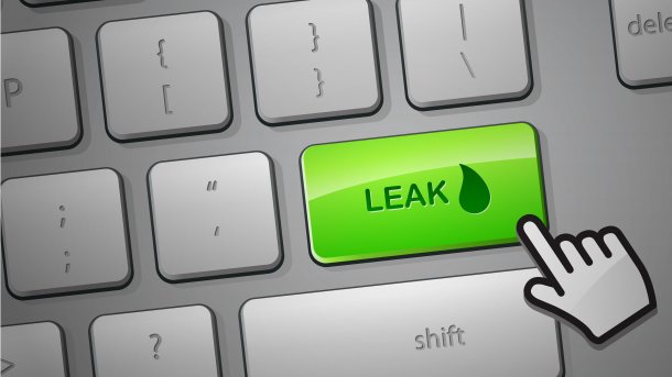 Lastatur mit "Leak"-Taste