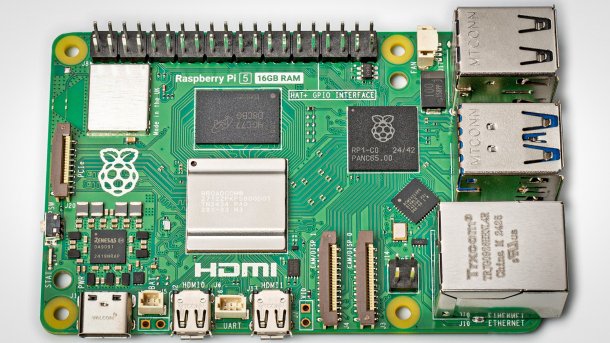 Raspberry Pi 5 mit 16 Gigabyte RAM