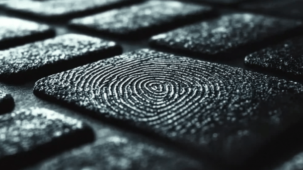 Fingerprint on a button