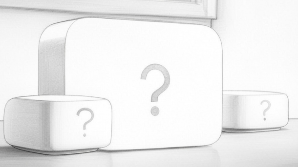 Mögliche neue Apple-Geräte mit Fragezeichen