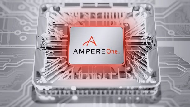 Render image of an Ampere One processor
