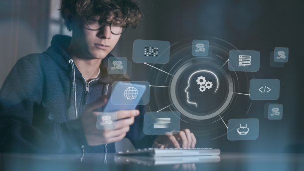 Smart,Device,Virtual,Control,Interface.,Artificial,Intelligence,New,Application,Ai