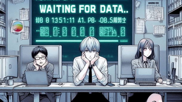 AI-generated anime image