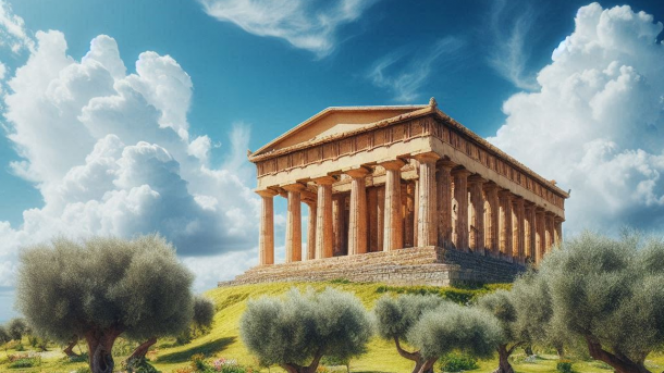 Aufmacher Delphi, griechischer Tempel