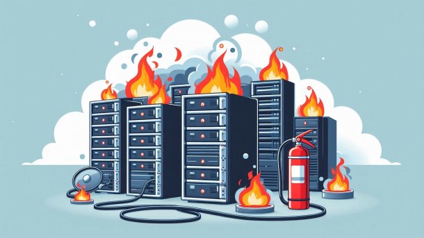 Brennende NAS-Systeme