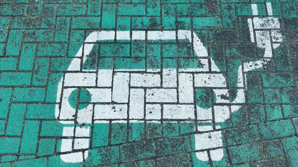 Symbol für ein Elektroauto