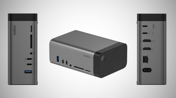 USB-C-11-in-1-Pro-GaN-Docking-Station von Belkin