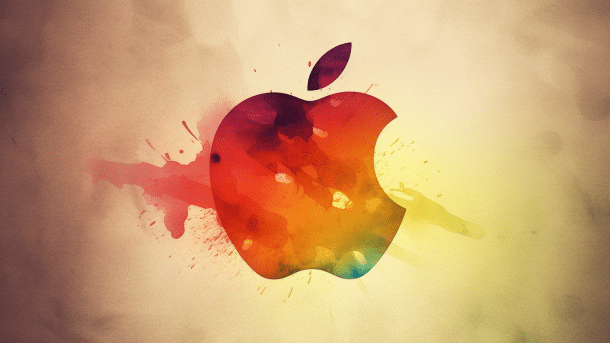 Artistically alienated Apple logo