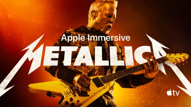 Werbung für neues Apple Immersive mit Metallica