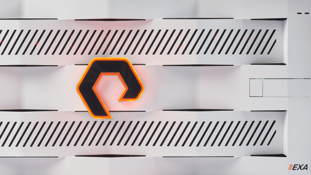 Ein Bild des FlashBlade-Racks