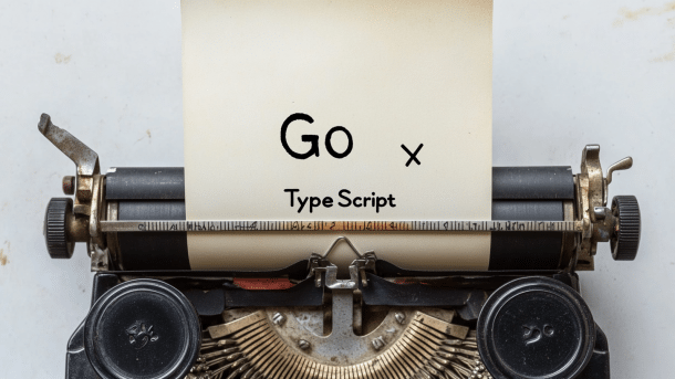 Schreibmaschine mit Go und TypeScript