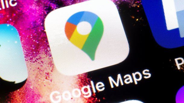 Icon from Google Maps on an iPhone