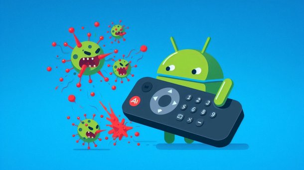 Android TV stick with malware