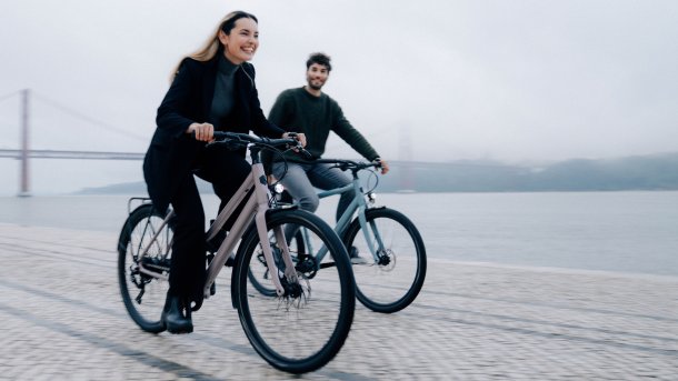 Two bikes that are ridden