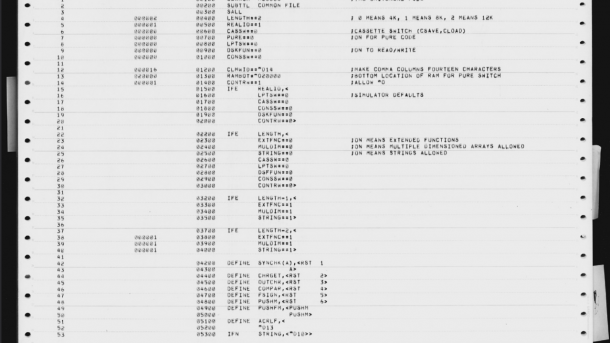Scanned sheet with source code