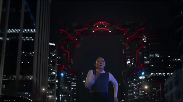 Screenshot from Tron Ares trailer