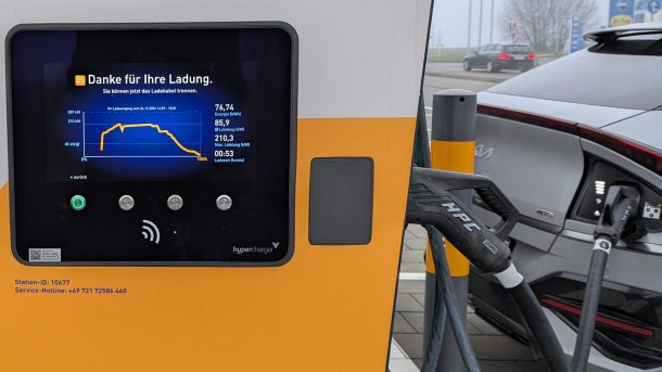 Kia EV6 an Ladesäule