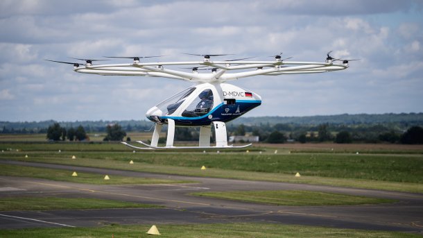 Volocopter in the air
