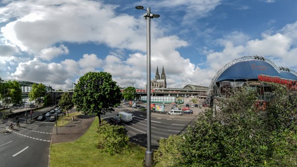  5G-Leuchte für besseres Netz in Ballungszentren