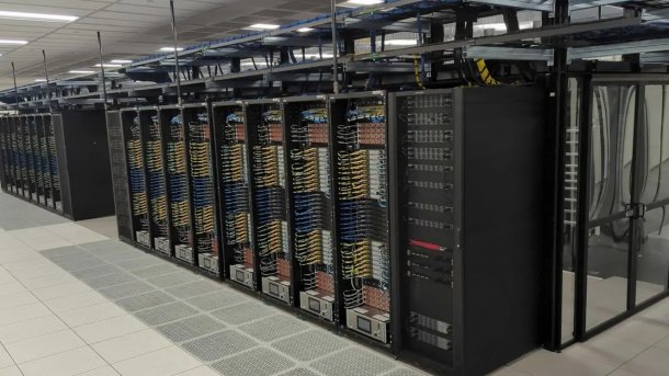Nvidia servers in the CoreWeave data center