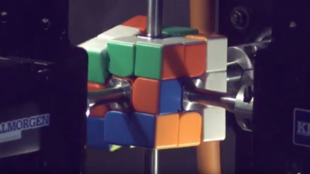 "Purdubik's Cube" solves the Rubik's Cube.