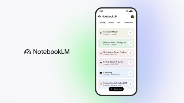 NotebookLM auf Smarpthone