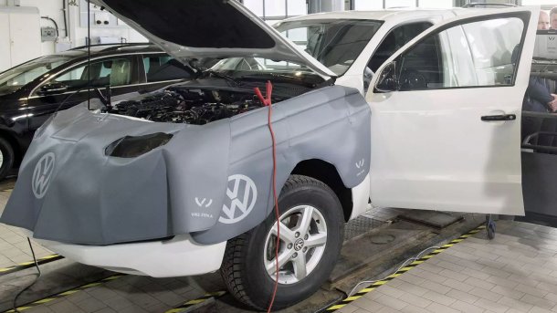 VW in Werkstatt