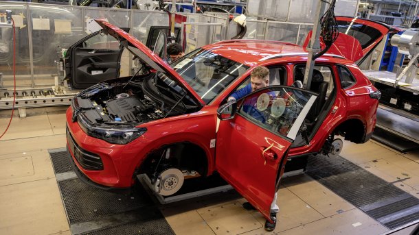 VW Tiguan Produktion in Wolfsburg