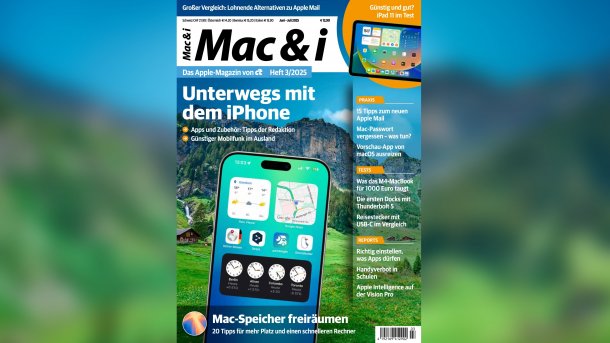 Das Cover der Mac & i Heft 3 2025.