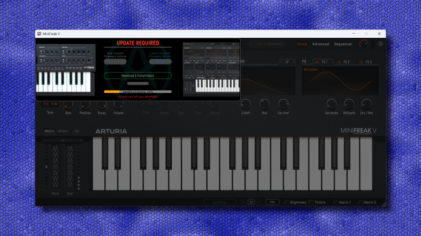 MiniFreak V updates the MiniFreak firmware to version 4.0.0