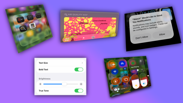 UI-Elemente in iOS 26