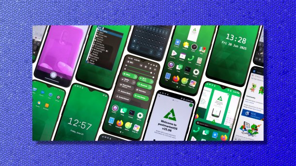 Cell phones with postmarketOS v25.04 