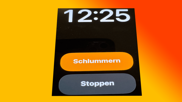 Alarm clock function in iOS 26