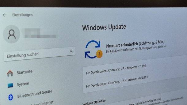 Windows Updates verfügbar: Neustart erforderlich