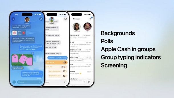 Neuerungen im iMessage in iOS 26