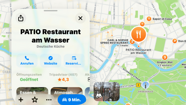Karten-App in iOS 26 Developer Beta 3