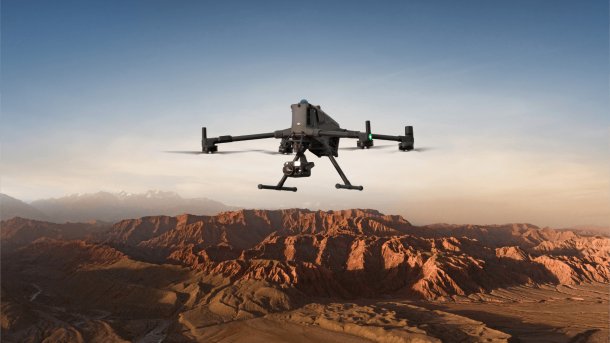 DJI-Drohne in der Luft