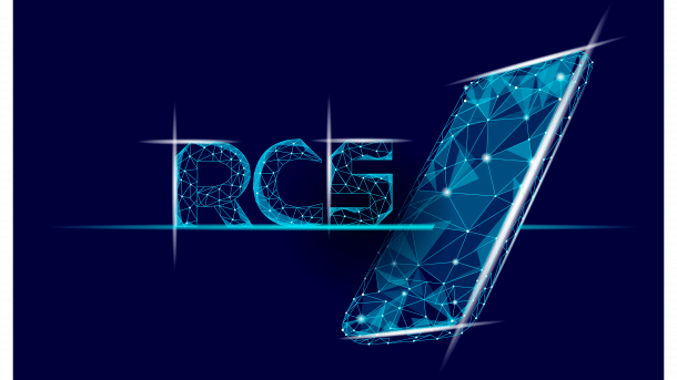 RCS logo in front of telephone