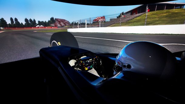 Blick in den Mercedes-Simulator